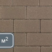 Тротуарная плитка Классико Standart серый фото