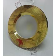 Светильник LED встраиваемый 5W корпус золото (холодный белый) фото