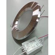 Светильник LED встраиваемый 5W корпус хром (холодный белый) фото