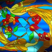 Изготовление витражей. фото