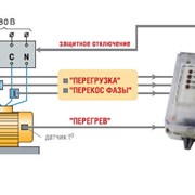 Устройство защитного отключения трехфазного электродвигателя УЗОТЭ2У