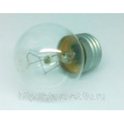 Лампа сфера 40W E27 прозрачная фото