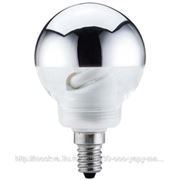 Лампа энергосберегающая Paulmann 7W (E14), зеркальная головка серебряная, 88075 фото