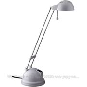 Настольная лампа офисная Brilliant 1x20W (G4) серый, хром/серые цвета, Salsa фото