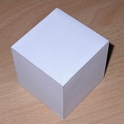 Куб бумажный 9 9 5 бел/цвет стакан, 354654/5/6/7 фото
