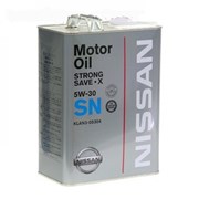 Масло моторное оригинальное NISSAN 5W-30 SN ( 4л) 