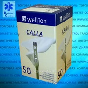 Тест-полоски для глюкометра оригинальные Wellion Calla / Веллион Калла 50 шт. фотография