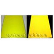 Лист электролюминесцентной световой бумаги, желтый фотография