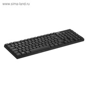 Клавиатура Perfeo DOMINO PF-4511, проводная, мембранная, 105 клавиши, USB, чёрная фото
