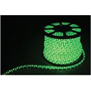 Дюралайт (световая нить) со светодиод., 3W 50м 230V 72LED/м 11х17мм, зеленый, LED-F3W Feron фотография
