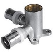 Водорозетка с двумя выходами пресс 16x1/2» VTm.234 фото