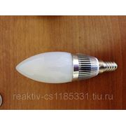 Лампа Gauss светодиодная свеча металл 5W E14 4100K