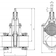 Задвижка E2 System 2000, DN 150, диаметр трубы 180