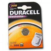 DURACELL Батарейка литиевая Для электронных приборов 3V 2016 1шт