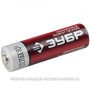 Батарейка Зубр "СУПЕР" щелочная (алкалиновая), тип AA, 1,5В, 2шт на карточке