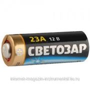 Батарейка СВЕТОЗАР "ALKALINE" щелочная, тип 23A, 12В, 1шт в блистере