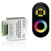 Контроллер для светодиодной ленты RGB 144W 12А с пультом управления цветом (цвет черный) фото