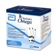 Тест-полоски Optium Omega, 25 шт. (Abbott Diabetes Care)