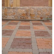 Тротуарная плитка Старый город (коричневый)