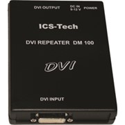 Повторитель DVI-D DM100 предназначен для усиления DVI-D Single Link сигнала и устранения паразитного сдвига фаз между его составляющими
