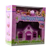 Кукольный домик с различными аксессуарами Моя счастливая семья IM342 фото