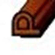 Уплотнитель P (6м) (тем.коричневый) (20шт/уп) Profitrast 9*5.5 фото