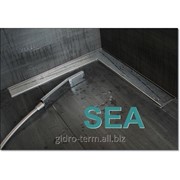 Душевой трап CORNER LINE SEA 80x80 угловой фотография