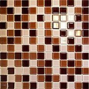Мозаика Elada Crystal CB513 шоколадный микс 32.7x32.7 фотография