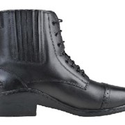Ботинки кожаные на шнурках, молния сзади 5516
