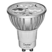 Лампа светодиодная (LED) 3 Вт, 220 В, GU10, теплый белый