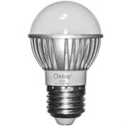 Лампа светодиодная (LED) 220 В, 3 Вт, E27, тепл. свет фото