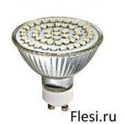 Лампа светодиодная “Флеси“ GU10AL-SMD60S-WW, теплый белый, GU10, 4.5W, 220V 50*59mm фото