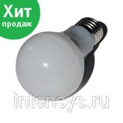 Лампа светодиодная (LED) 220 В, 7 Вт, E27, тепл. свет