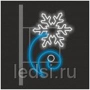 Световой кронштейн «Снежинка» фото