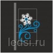 Световой кронштейн «Снежинка (меняется на лотос)» фото