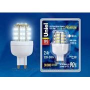 Лампа светодиодная Uniel LED-JCD-2,4W/CW/G9 195lm блистер фото