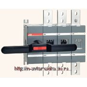 OT16F4N2 до 16А четырехполюсной для установки на DIN-рейку или монтажную плату (с резерв. ручкой),рубильник abb фото