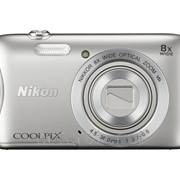 Цифровая фотокамера Nikon Coolpix S3700 Silver (VNA820E1) (официальная гарантия), код 104701