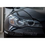 Накладки на передние фары (реснички) BMW X6 (E71) 2010-