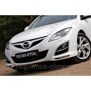 Накладки на передние фары (реснички) Mazda 6 2007-2010 фото