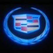 Подсветка дверей с логотипом Cadillac