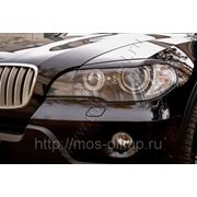 Накладки на передние фары (реснички) BMW X5 (E70) 2007-