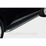 Пороги с нерж. листом D60 "Lexus RX 270/350/450h" 2012-