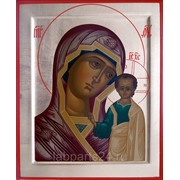 Икона Богородица Казанская 14х12 фотография