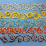 Аппликация термоклеевая люрекс метражем 1уп - 4м 2563 фото