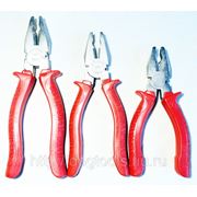 Пассатижи Professional Tools CRV Красная ручка 200мм фото