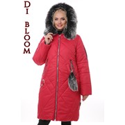 Женская удлиненная зимняя куртка с декором в расцветках. Ю-6-0818 фото