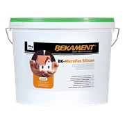 Краска для фасадов BEKAMENT, BK-MicroFas Silicon 5 кг. фото