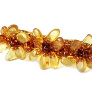 Заколка для волос из янтаря 103-aw фото