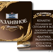 Изготовление бирдекелей - подставок под пивные бокалы, под заказ, Киев фото